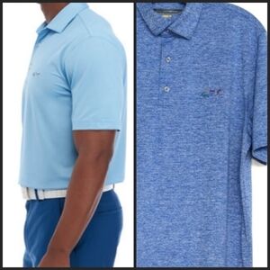 NEW! GREG NORMAN Activewear Performance Play Dry Knit Golf Polo Shirt XL.